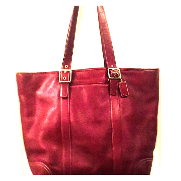 Coach Bags Coach Oxblood Tote Poshmark